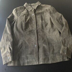 Alfani Suede Shirt Jacket